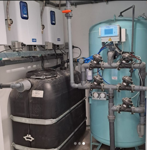 Pompsysteem en actief koolfilter IKC Middelsee Leeuwarden