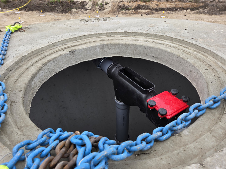 Regenwaterfilter in de put